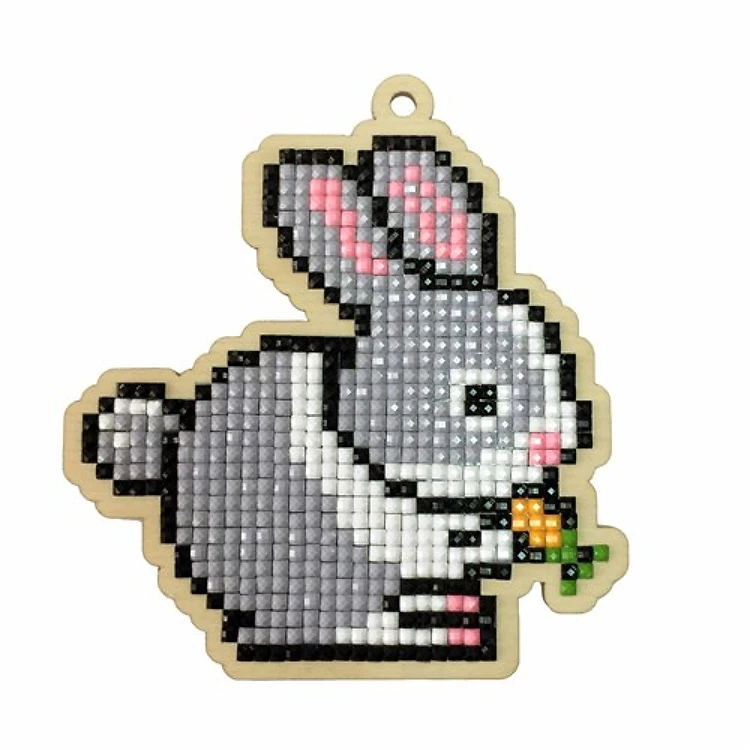 Rabbit CSW108 Diamond Painting on Plywood Kit