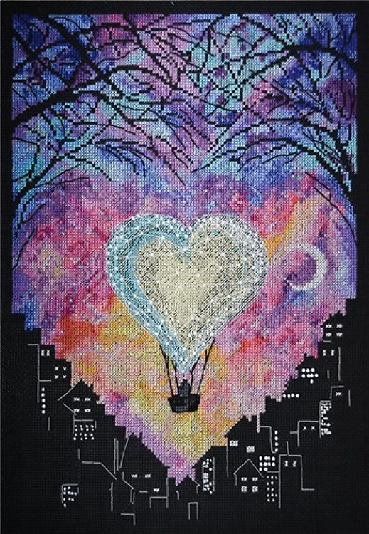 Cross-stitch kits Love in heaven AH-174