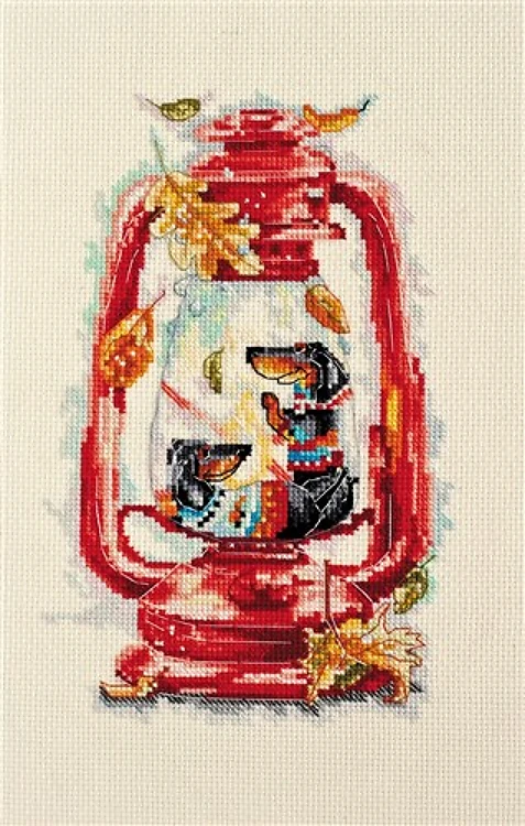 Cross-stitch kit Heat of October AH-088