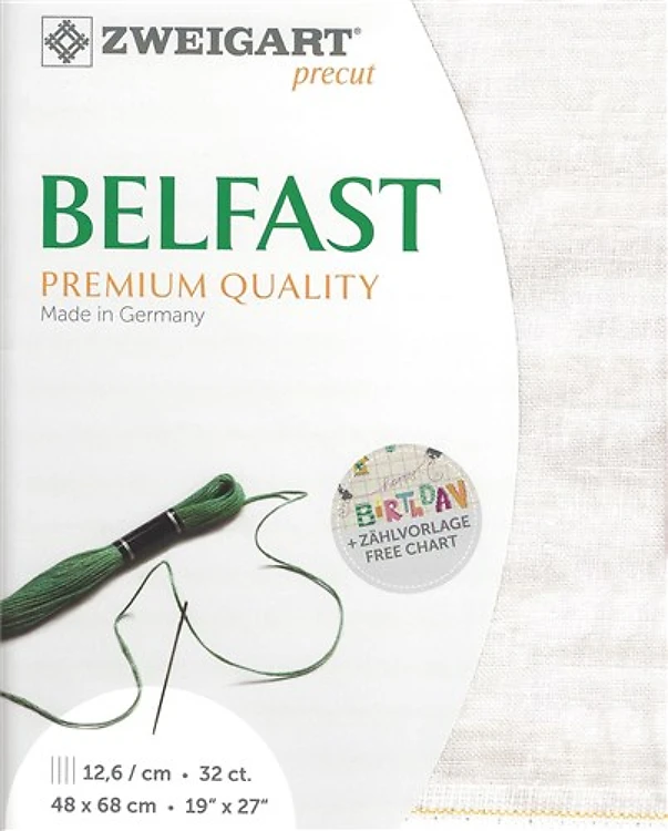 Precut Zweigart Belfast Vintage 3609/1079 Vintage Dune
