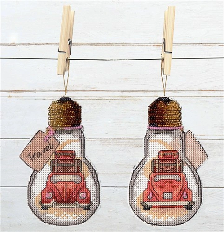 T-84C Counted cross stitch kit Crystal Art "Travel"