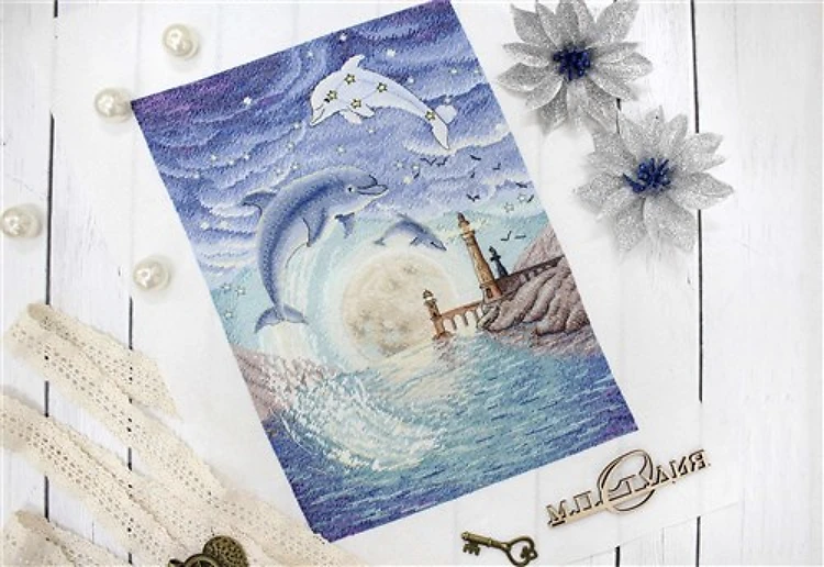 Moon Bay SNV-673 Counted Cross Stitch Kit