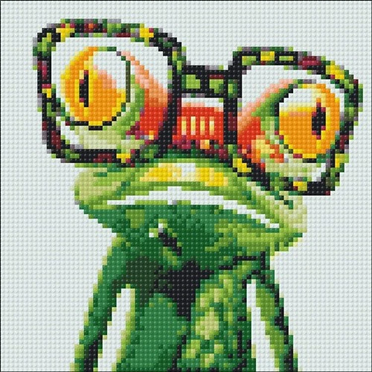 Colorful Frog CS2373 7.9 x 7.9 inches Crafting Spark Diamond Painting Kit