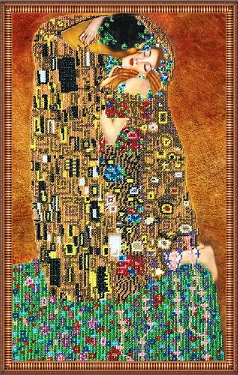 Main Bead Embroidery Kit The kiss AB-073