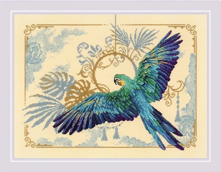 Tropical Beauty R2182 Counted Cross Stitch Kit
