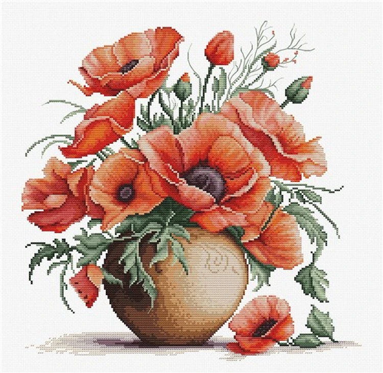 Summer Rubies B7022L Counted Cross-Stitch Kit