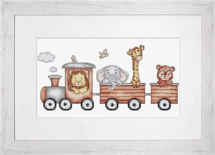 Train Journey B1190L Counted Cross-Stitch Kit