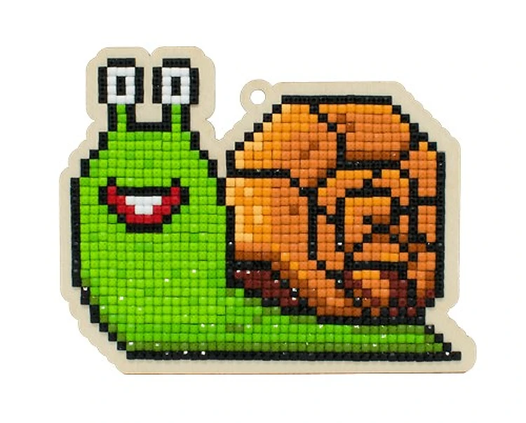 Snail CSw359 Diamond Painting on Plywood Kit