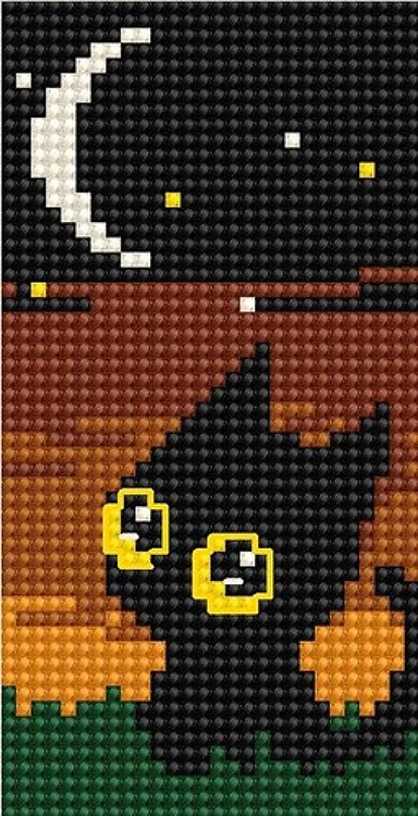 Kitten B069L Counted Cross-Stitch Kit