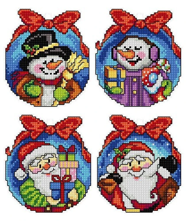 "Christmas Toys" 109CS Counted Cross-Stitch Kit