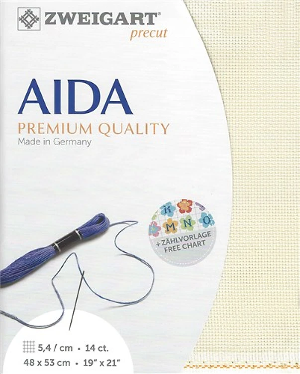 Precut Zweigart Stern-Aida 3706/264 Ivory