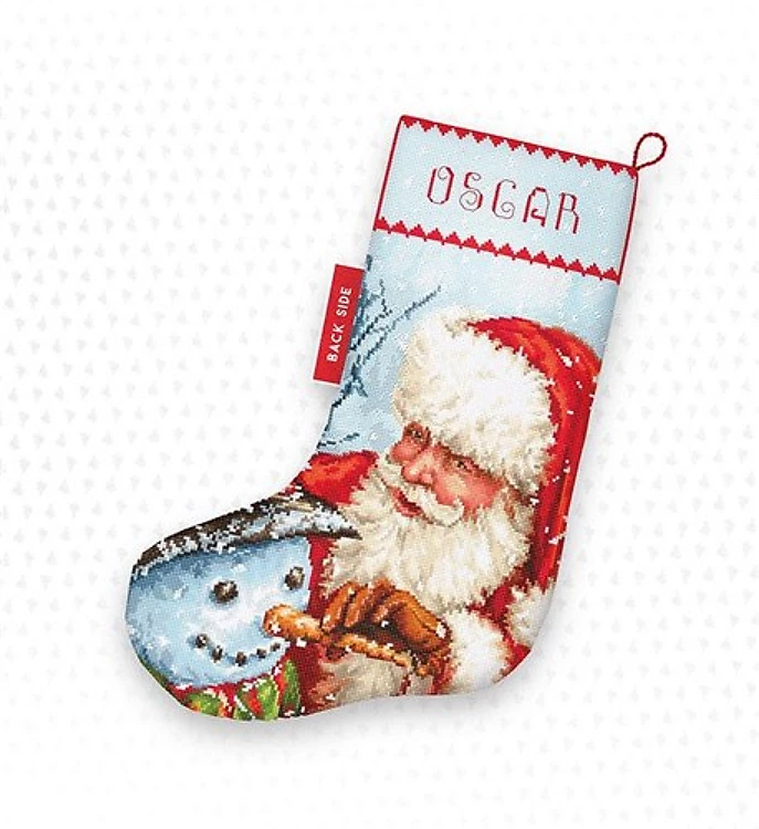 Counted Cross Stitch Kit Christmas Stocking Leti921