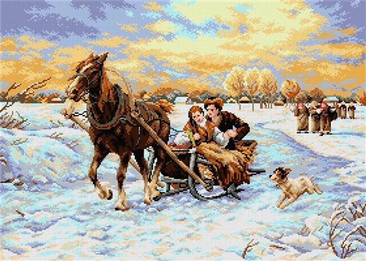 Dragon Eye R2162 Counted Cross Stitch Kit