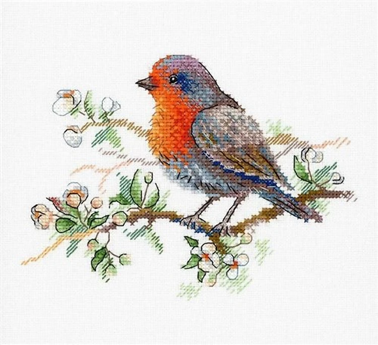 Robin Cross Stitch Kit A-029 / SA-029