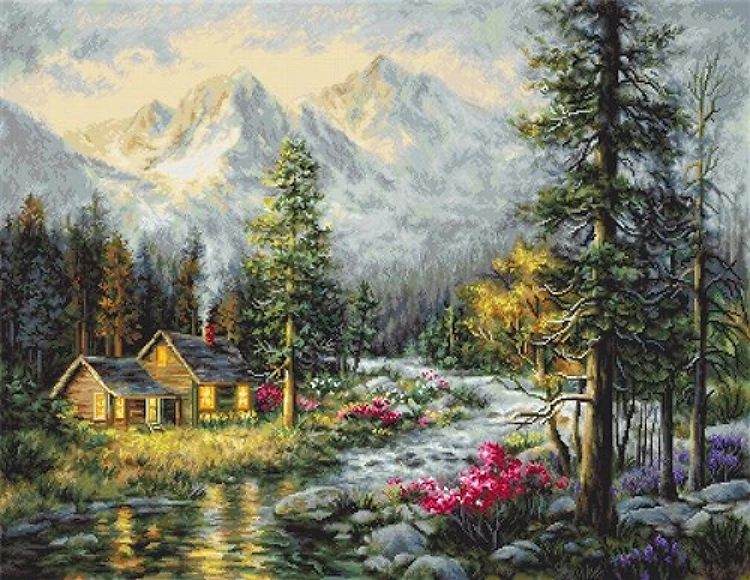 Camper's Cabin B610L Counted Cross-Stitch Kit