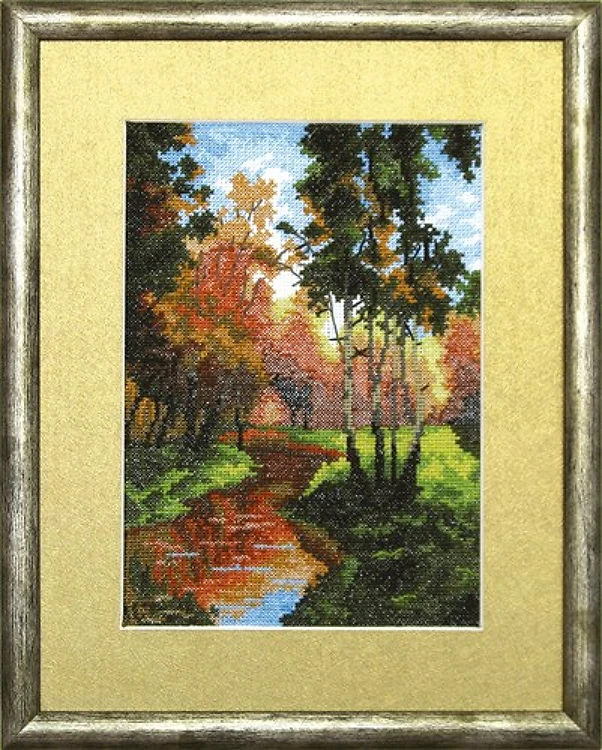 Cross-stitch kit No515C "Gold autumn"
