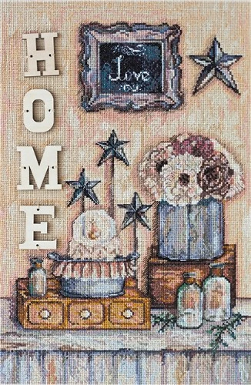 Cross-stitch kit Warm at home AH-059