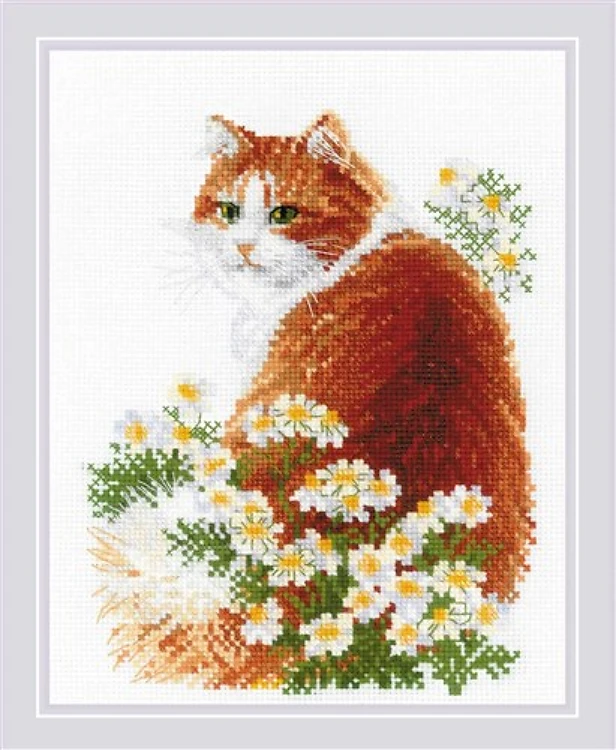 Ginger Meow R2110 Counted Cross Stitch Kit