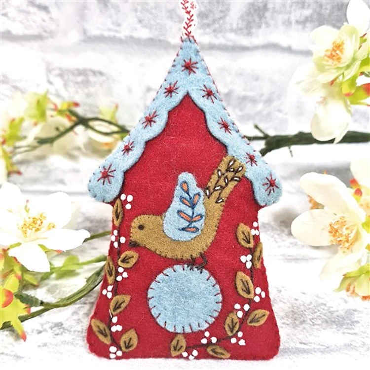 Birdhouse from Felt Craft Kit MKBHO1F