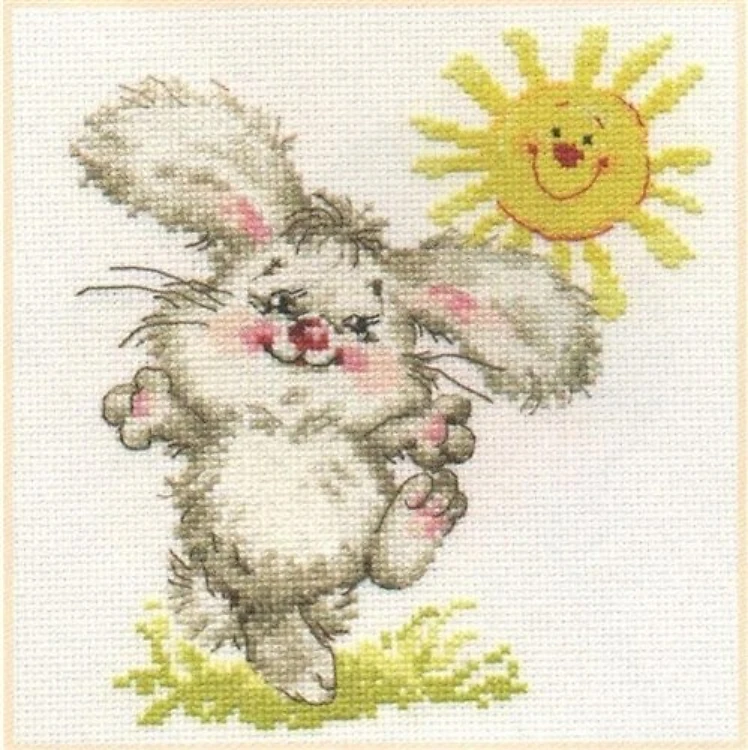 The Sunniest Day! 0-90 Counted Cross-Stitch Kit