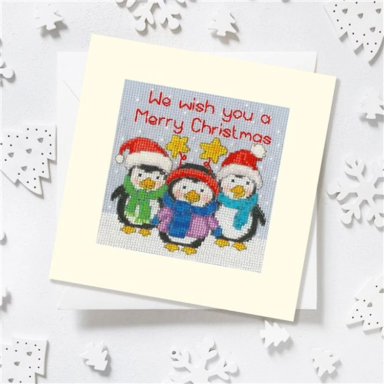 Penguin Pals XMAS69 Counted Cross Stitch Kit