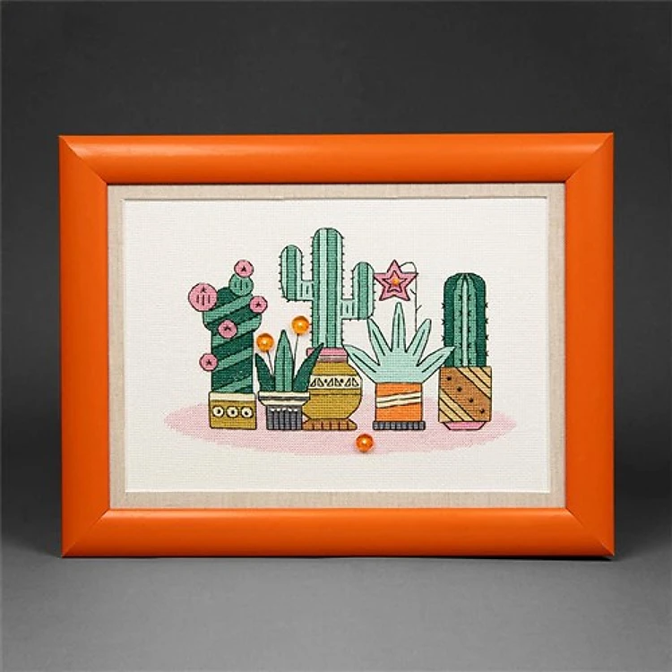BT-205C Counted cross stitch kit Crystal Art Triptych "Bright Mexico"