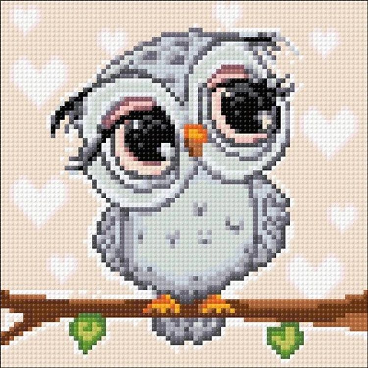 Little Owl CS2711 7.9 x 7.9 inches Crafting Spark Diamond Painting Kit
