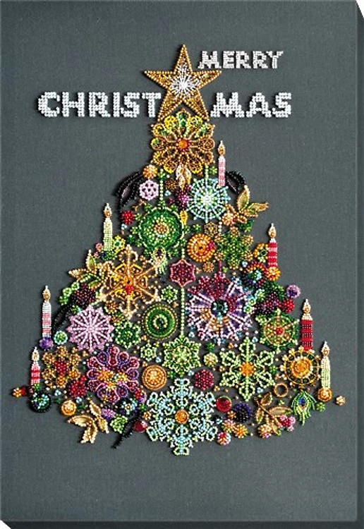 Bead Embroidery Kit - Golden lights AB-787