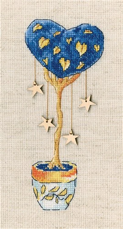 Topiary - tree of happiness CBE9011 Cross stitch kits with plywood form