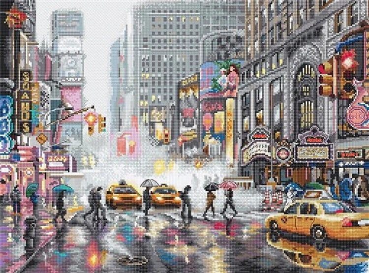 Counted Cross Stitch Kit New York / Range: Cities L8012