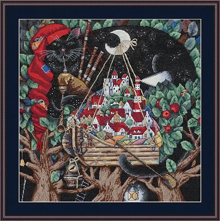 The Old Melody K-112 Counted Cross-Stitch Kit