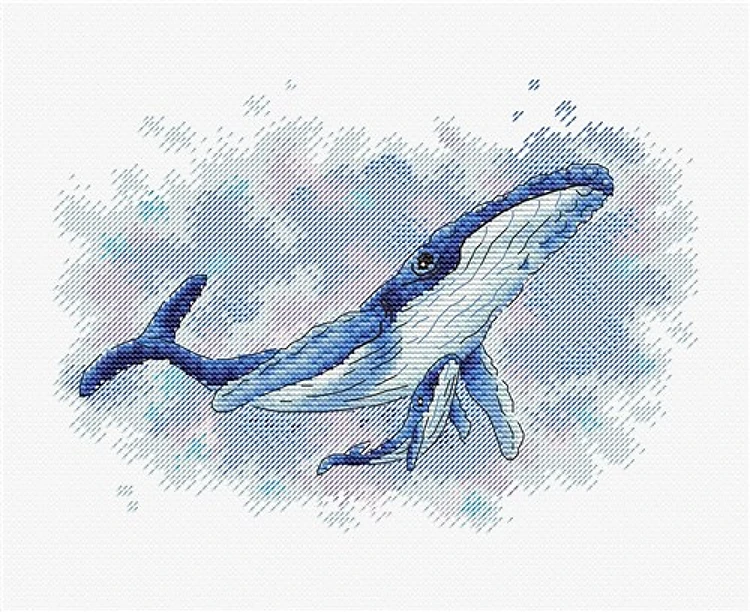 Deep Sea Life SM-390 Counted Cross Stitch Kit