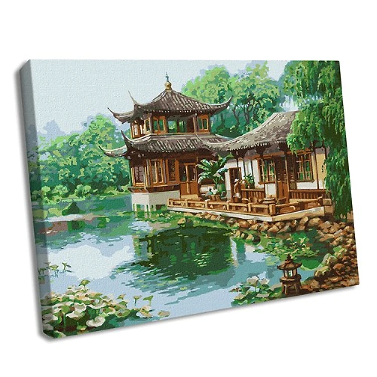 Painting by Numbers kit Chinese house KHO2881