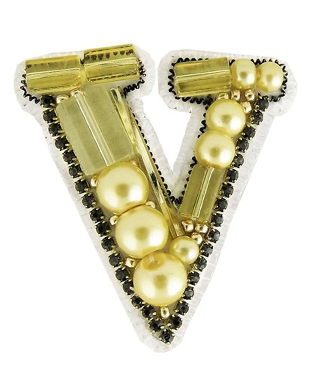 BP-259C Beadwork kit for creating brooch Crystal Art "Victoria"