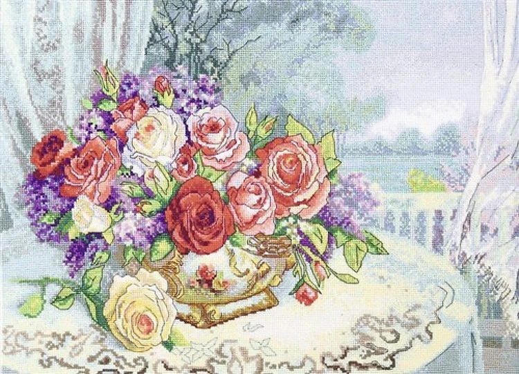 Cross-stitch kit M-399C "Wind blow"