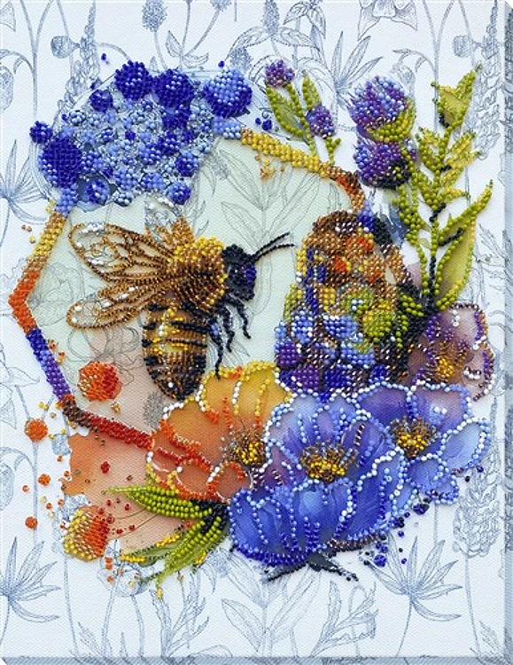 Main Bead Embroidery Kit - Flower honey AB-906
