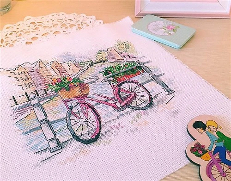 On the Bridge SM-385 Counted Cross Stitch Kit