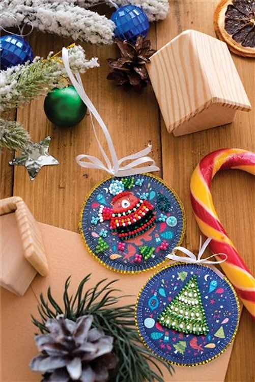 Bead Embroidery Decoration Kit - Holiday of bear ABT-003