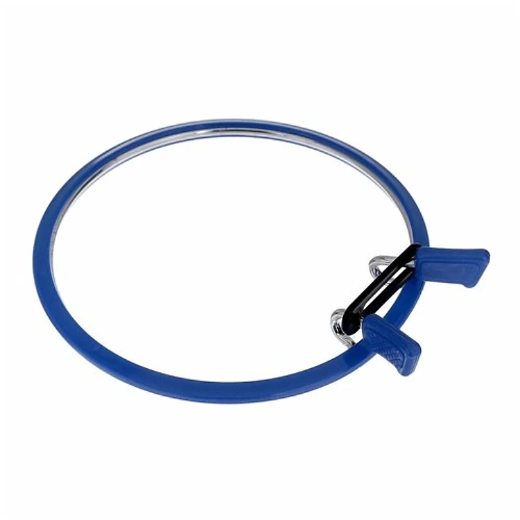 Medium Spring Metal Embroidery Hoop Nurge 160-2 Deep Blue