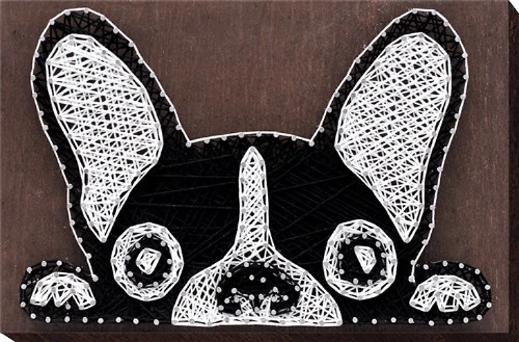 Creative Kit/String Art French Bulldog ABC-010