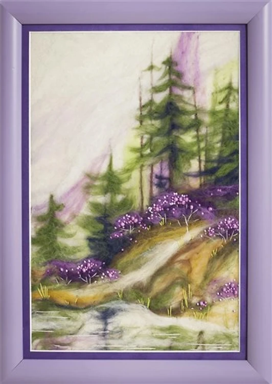 Felting kit Morning in forest V-216C