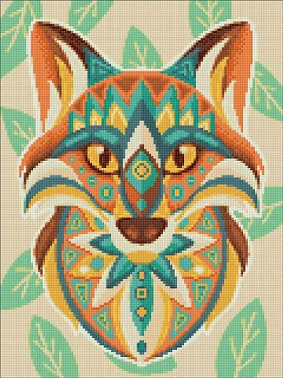 Colorful Fox CS2543 11.8 x 15.7 inches Crafting Spark Diamond Painting Kit