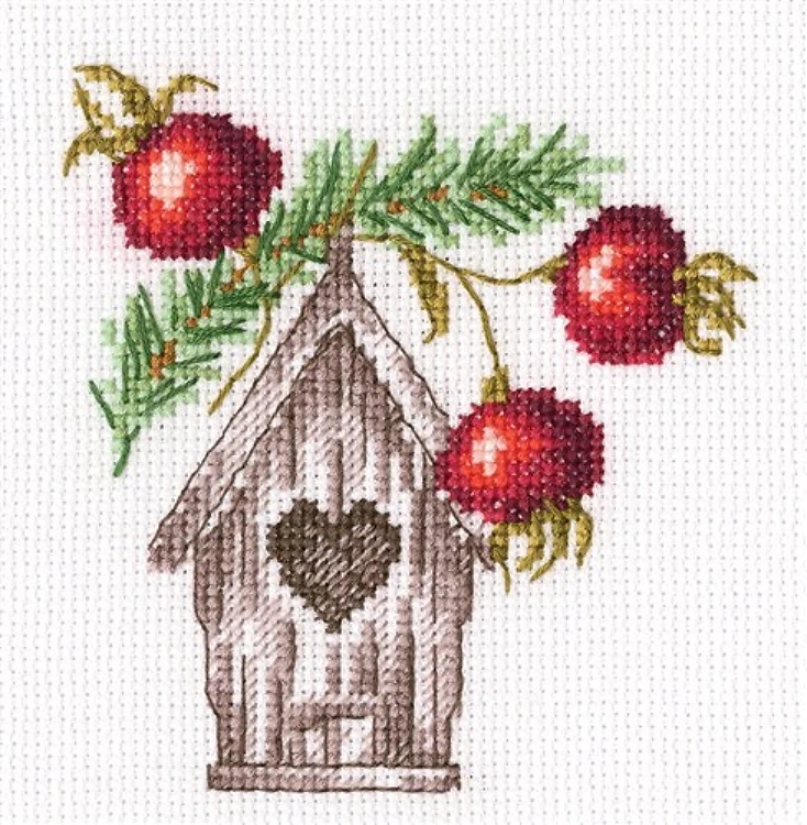 Nesting box EH375 Counted Cross Stitch Kit