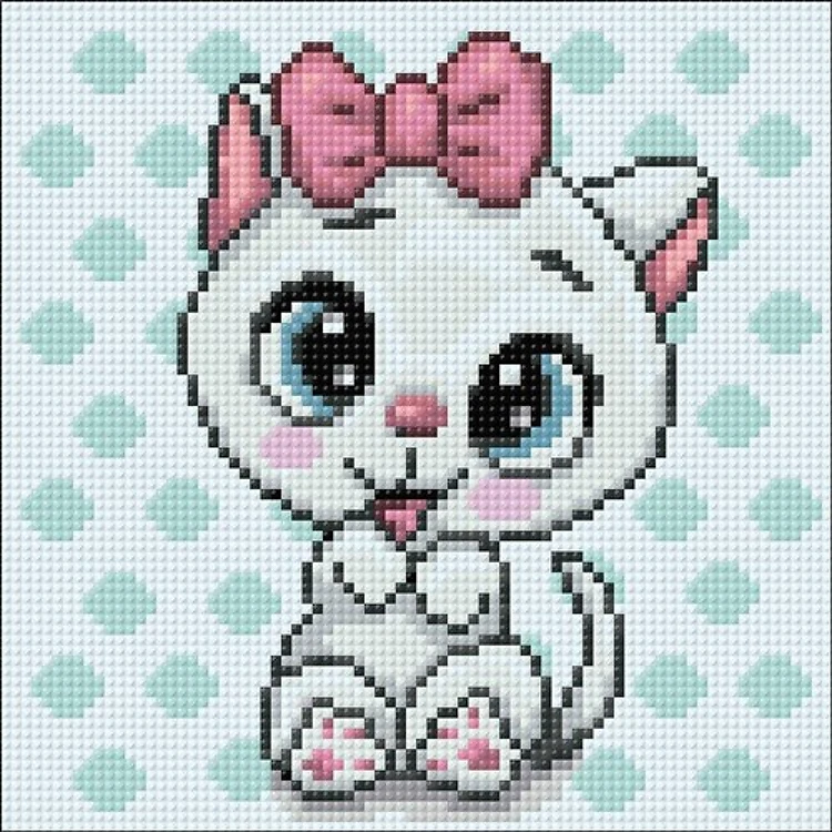 Pink Nose CS2474 7.9 x 7.9 inches Crafting Spark Diamond Painting Kit