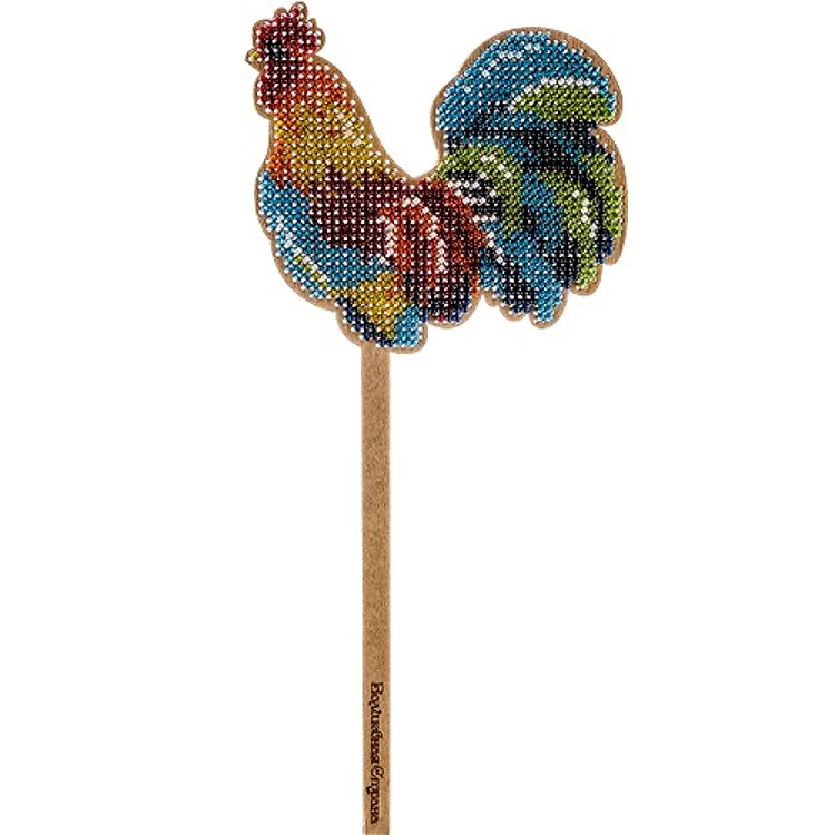 Bead embroidery kit on wood FLK-120