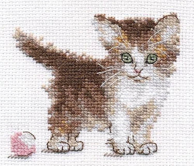 Little kitten 0-169 Counted Cross-Stitch Kit