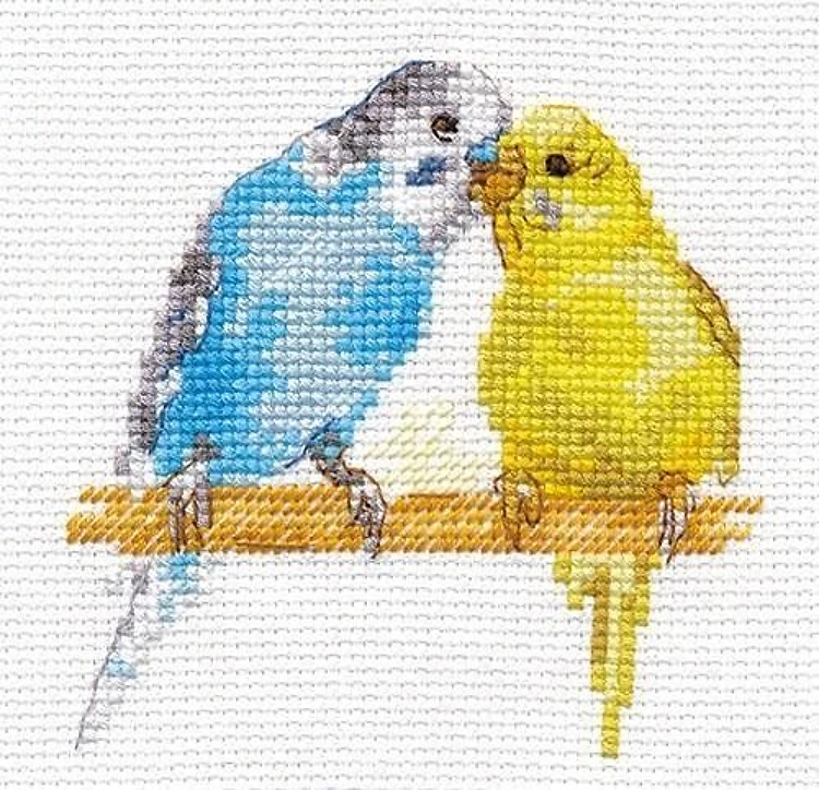 Parrots 0-176 Counted Cross-Stitch Kit