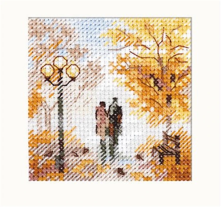 Autumn in the city. Old park 0-220 Counted Cross-Stitch Kit