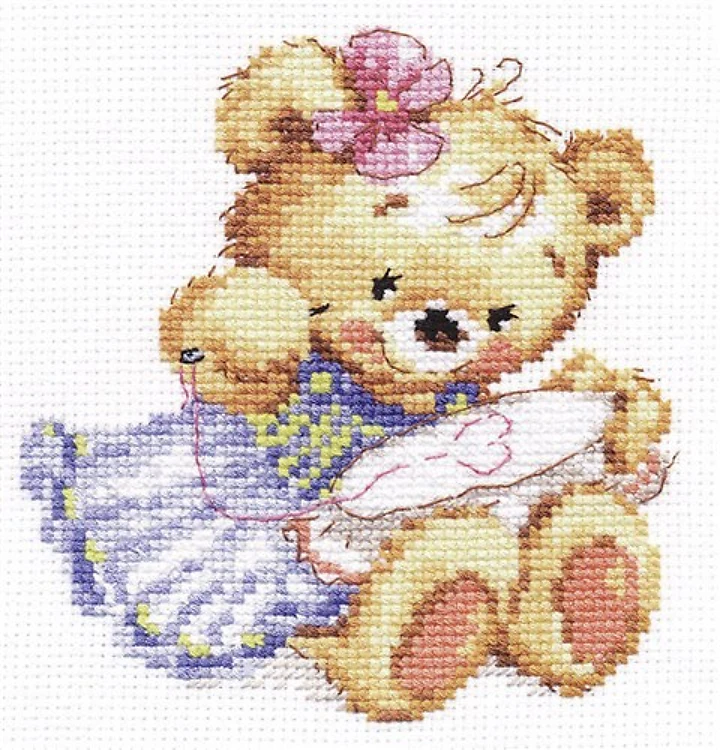 I love to embroider! 0-93 Counted Cross-Stitch Kit