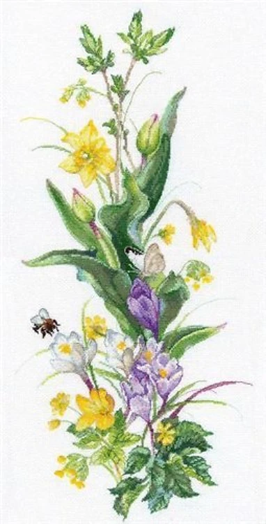 Brave Bumblebee 1015 Counted Cross Stitch Kit